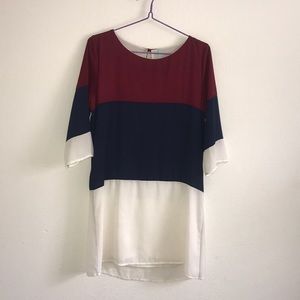 LULU’s Multi colored light weight dress